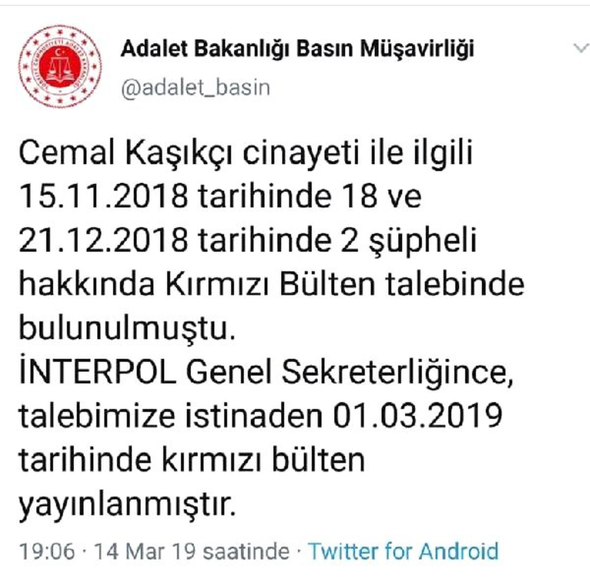 Kaşıkçı Cinayetinde 20 Şüpheli İçin Kırmızı Bülten