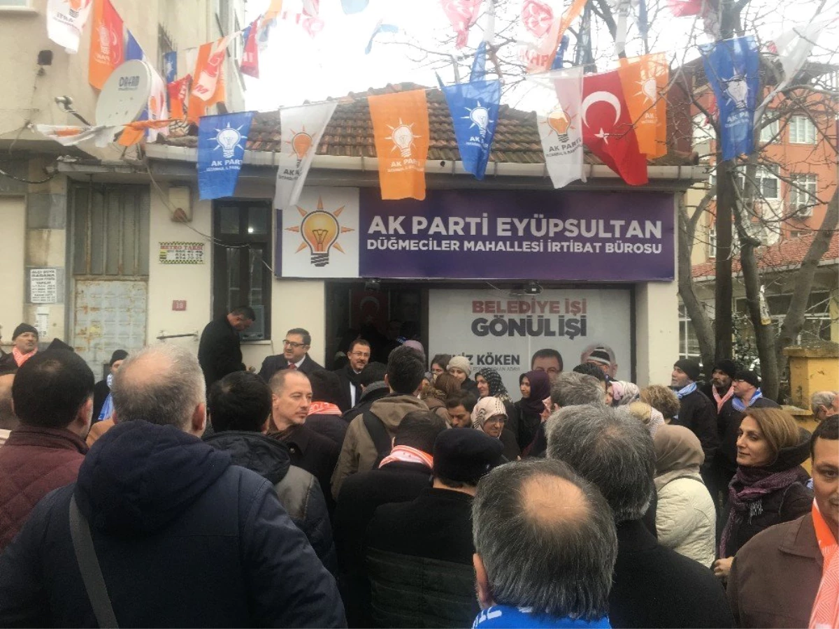 AK Parti Eyüpsultan Belediye Başkan Adayı Köken Vatandaşlara Projelerini Anlattı