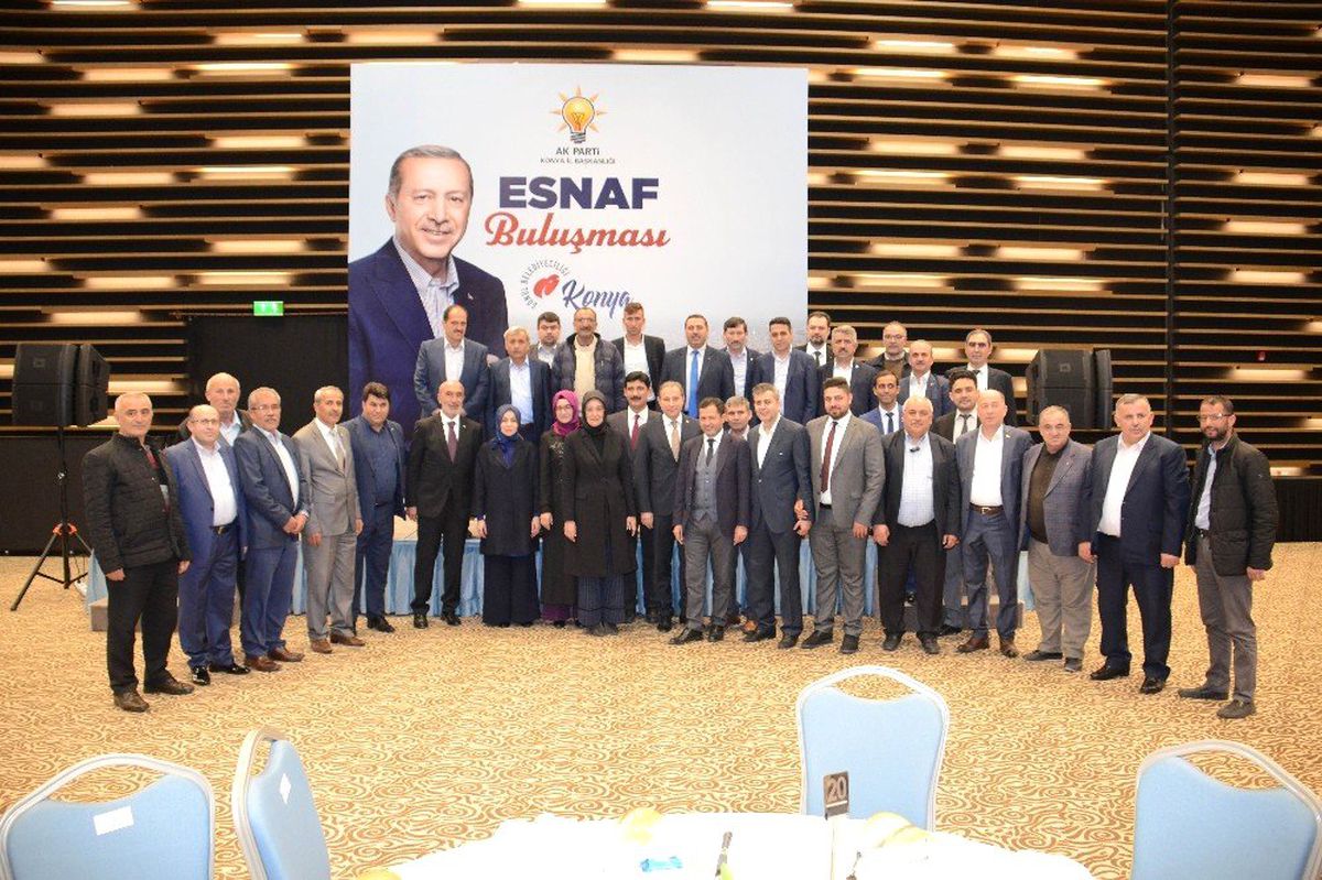 AK Parti Konya\'dan Esnaf Buluşması Programı