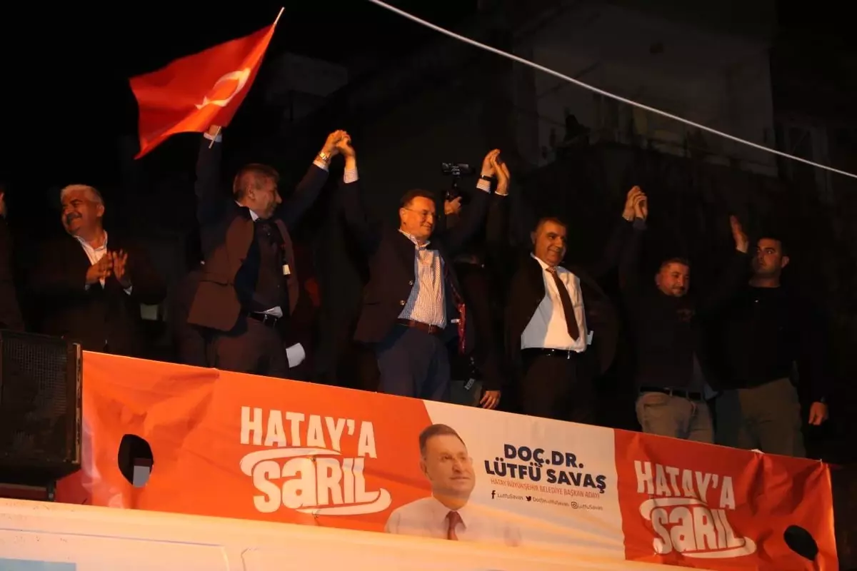 Antakya Halkından Başkan Savaş\'a Yoğun İlgi