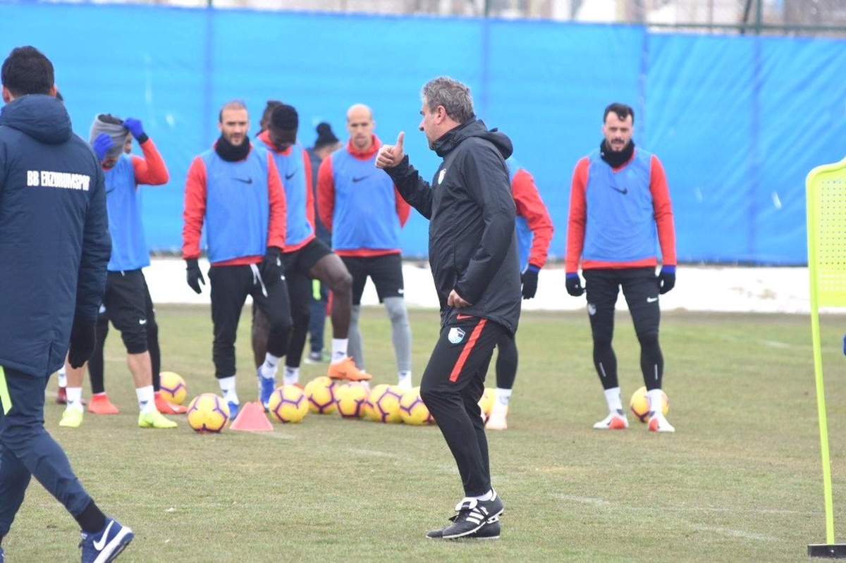 Bb Erzurumspor Trabzonspor Maçı Hazırlıklarını Sürdürdü