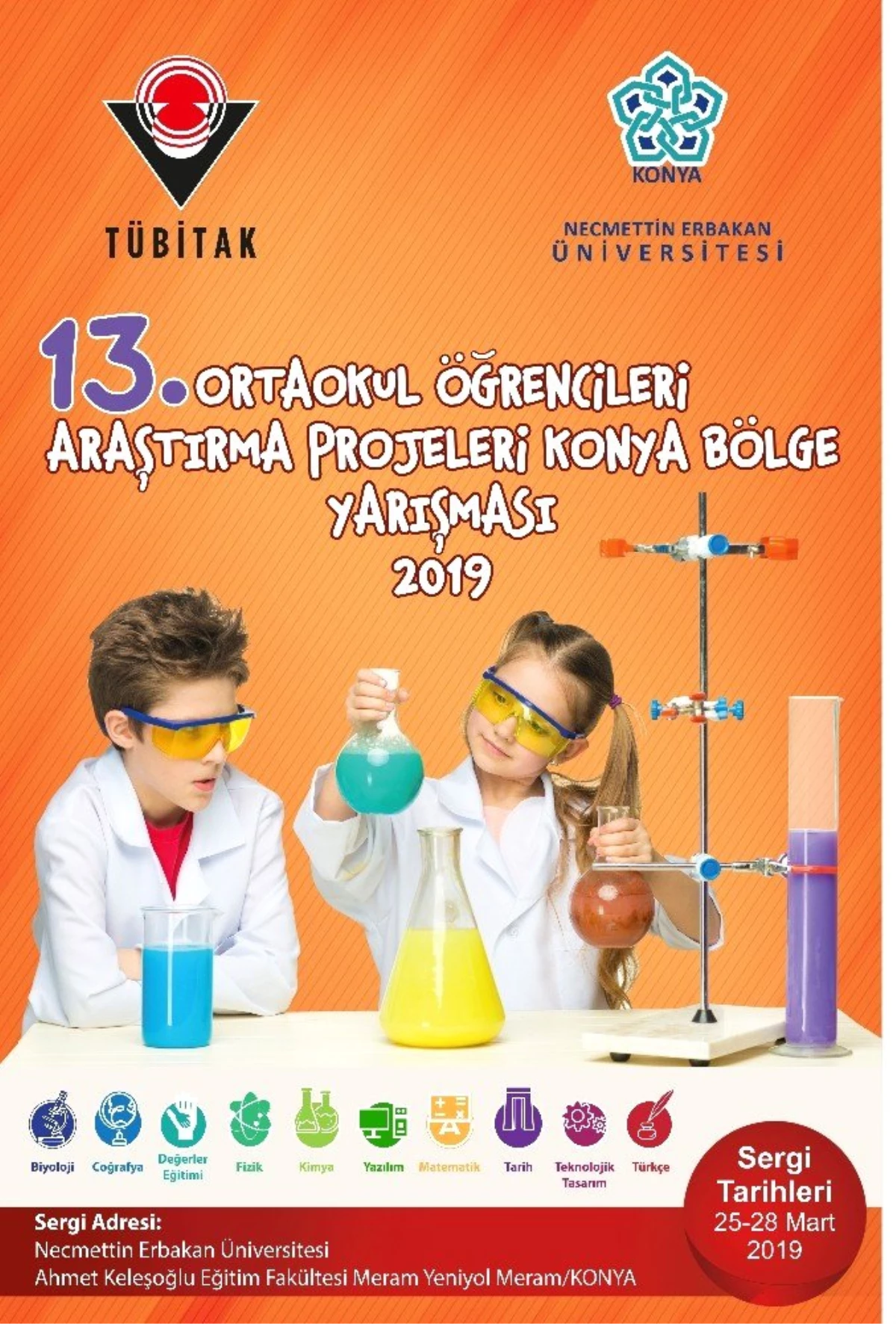 Ortaokul Öğrencileri Araştırma Projeleri Konya\'da Yarışacak