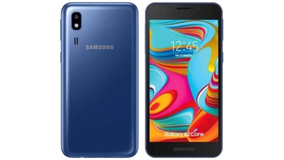 Samsung\'un Bir Sonraki Android Go Telefonu Galaxy A2 Core\'un İlk Görüntüleri Ortaya Çıktı