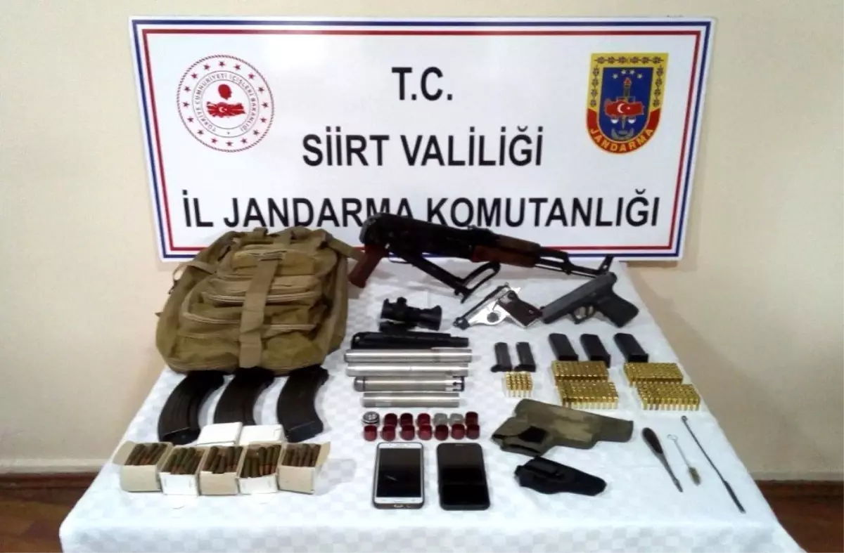 Siirt\'te Ruhsatsız Silah ve Mühimmat Satan Şahıs Gözaltına Alındı