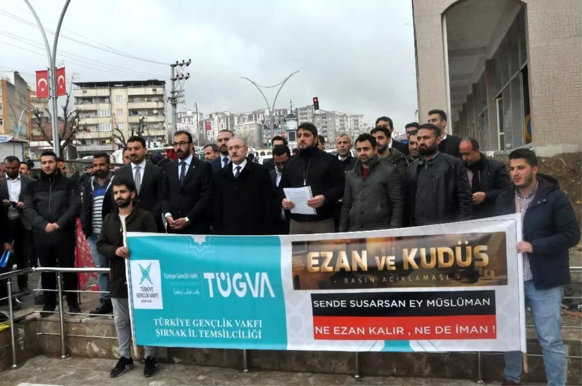 Şırnak\'ta Ezan ve Cami Saldırısı Protestosu