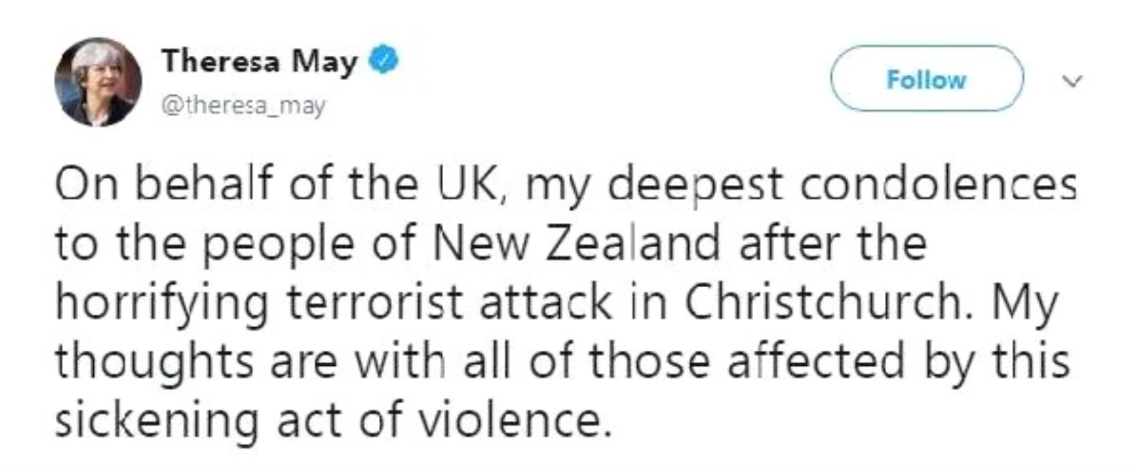 Yeni Zelanda\'daki Katliama İngiltere\'den Kınama