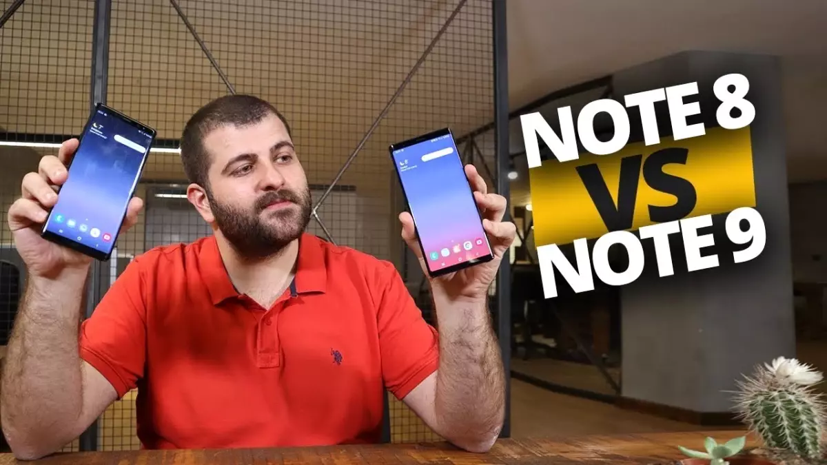 Android Pie Yüklü Galaxy Note 8 ile Note 9 Karşı Karşıya!