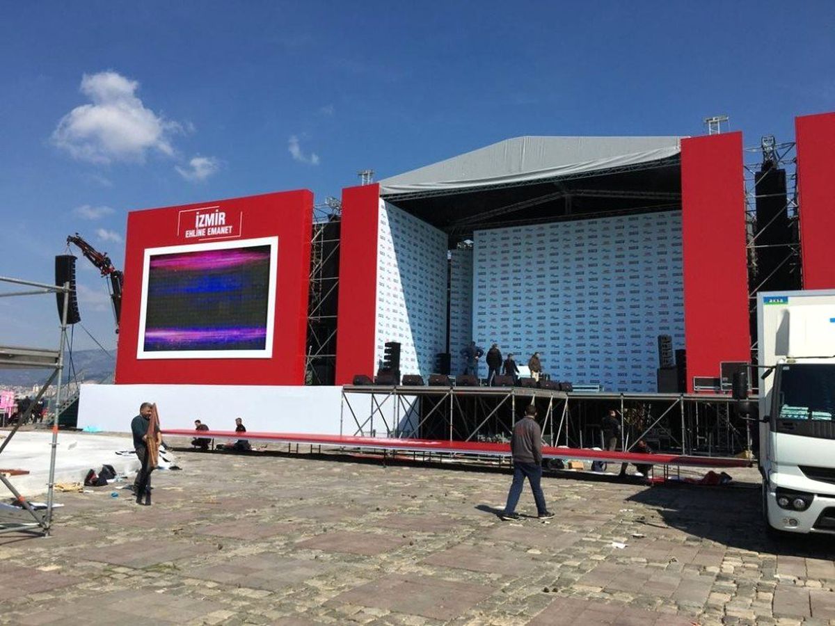 Cumhurbaşkanı Erdoğan ve Bahçeli\'nin Katılacağı Dev İzmir Mitingi İçin Hazırlıklar Tamam