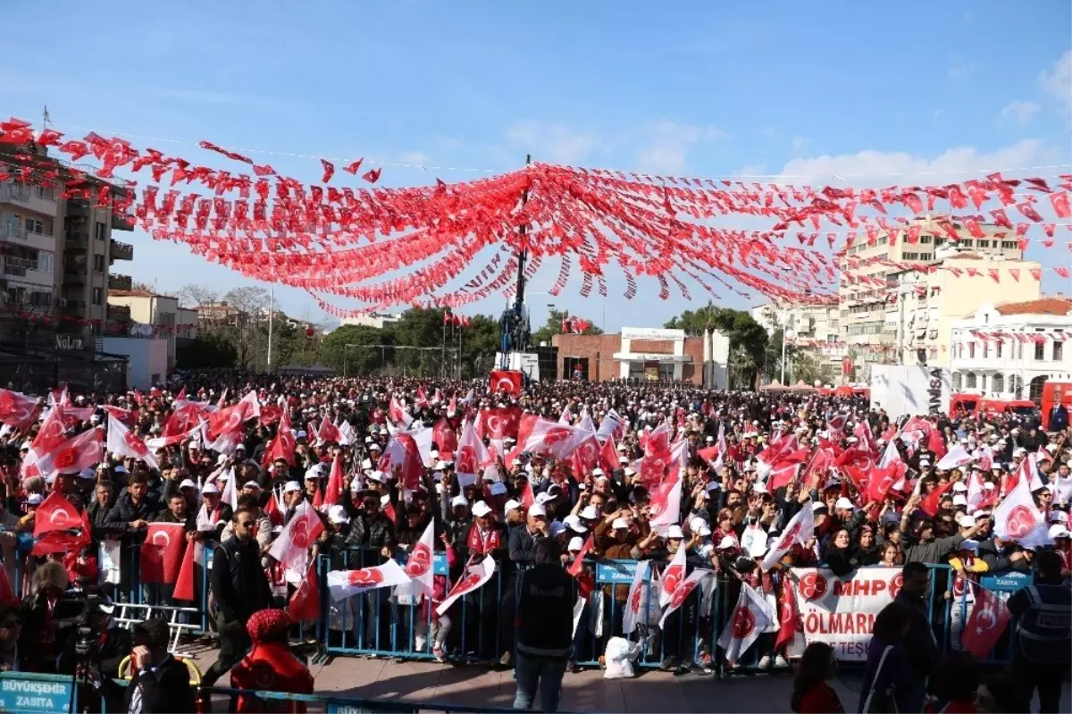 MHP Genel Başkanı Bahçeli Manisa\'da