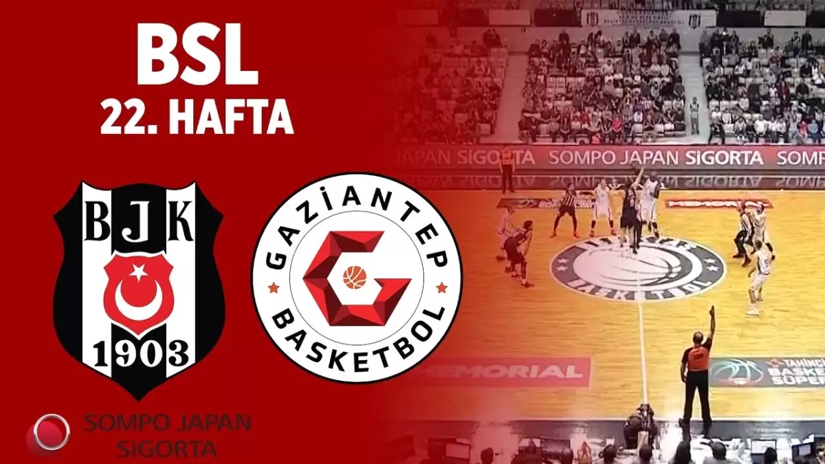 Bsl 22. Hafta Özet | Beşiktaş Sompo Japan 63-69 Gaziantep Basketbol