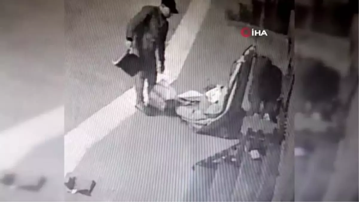 Demirle Tutturulan Jeneratörü Kağıt Toplama Arabasına Atıp Kaçtılar