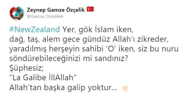 Gamze Özçelik'ten Yeni Zelanda'daki Katliama Çok Sert Tepki!