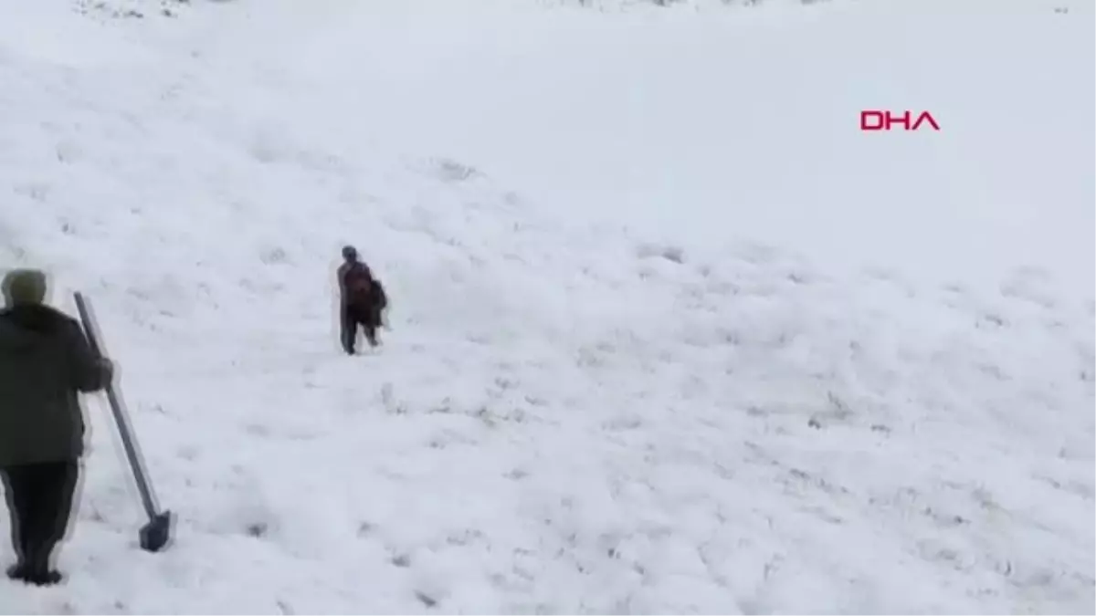 Hakkari-Şırnak Karayolu\'nun 4 Ayrı Noktasına Çığ Düştü