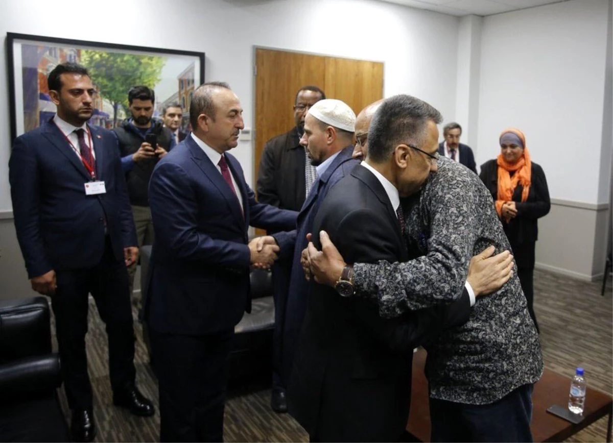 Okay ve Çavuşoğlu, Yeni Zelanda İslam Dernekleri Federasyonu Üyeleriyle Görüştü