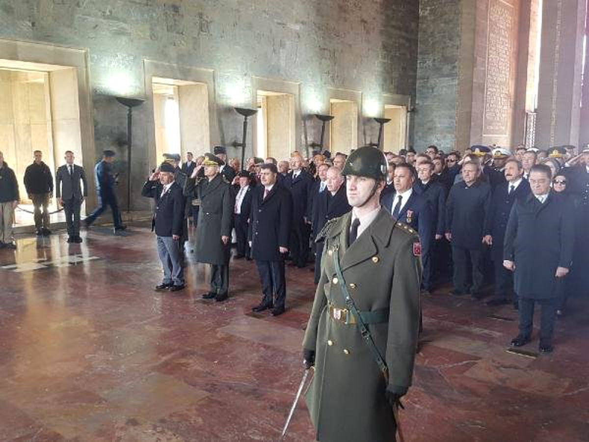 Anıtkabir\'de 18 Mart Töreni
