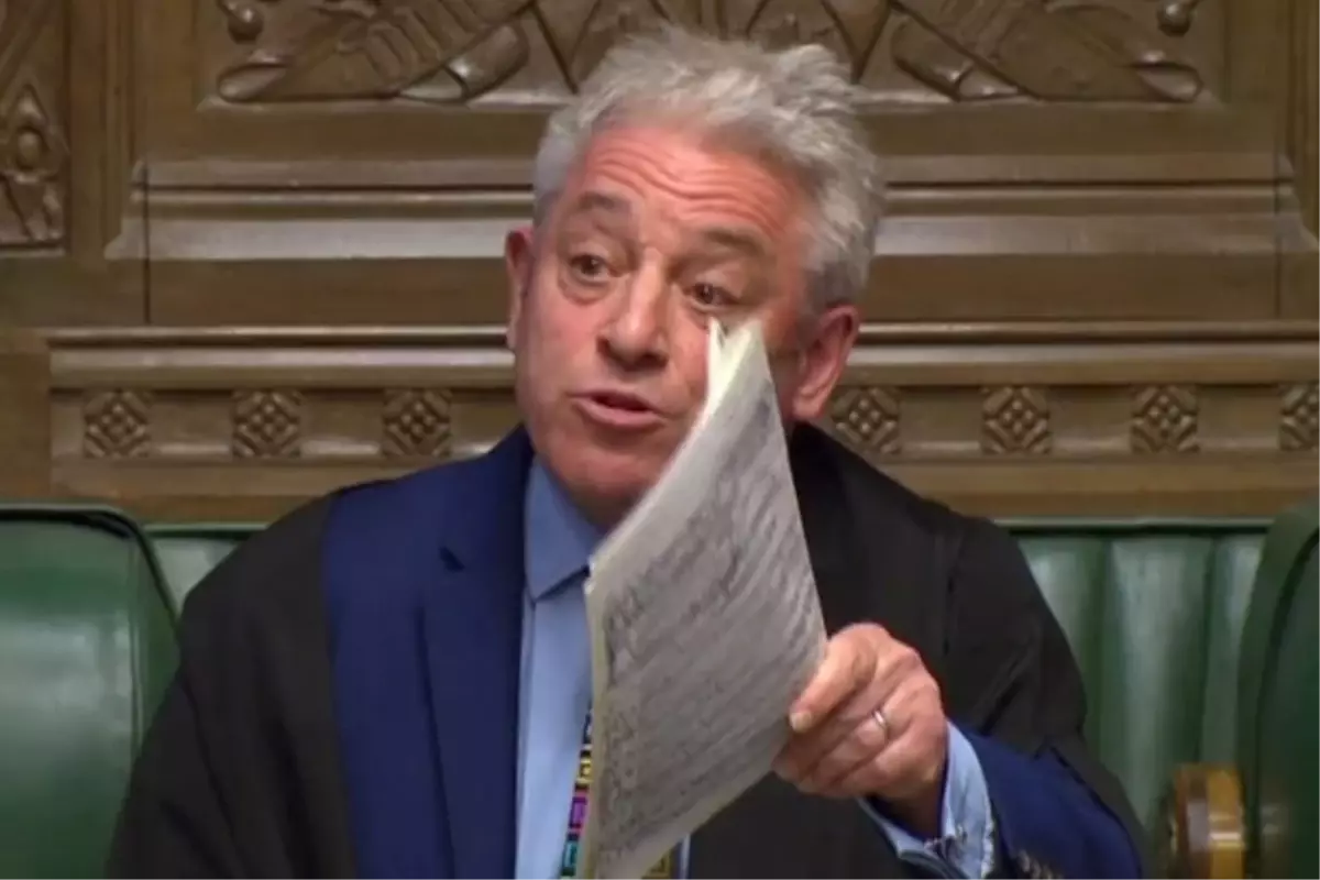 Brexit - Avam Kamarası Başkanı: İngiliz Hükümeti AB\'yle Aynı Anlaşmayı Parlamento\'da Oylatamaz