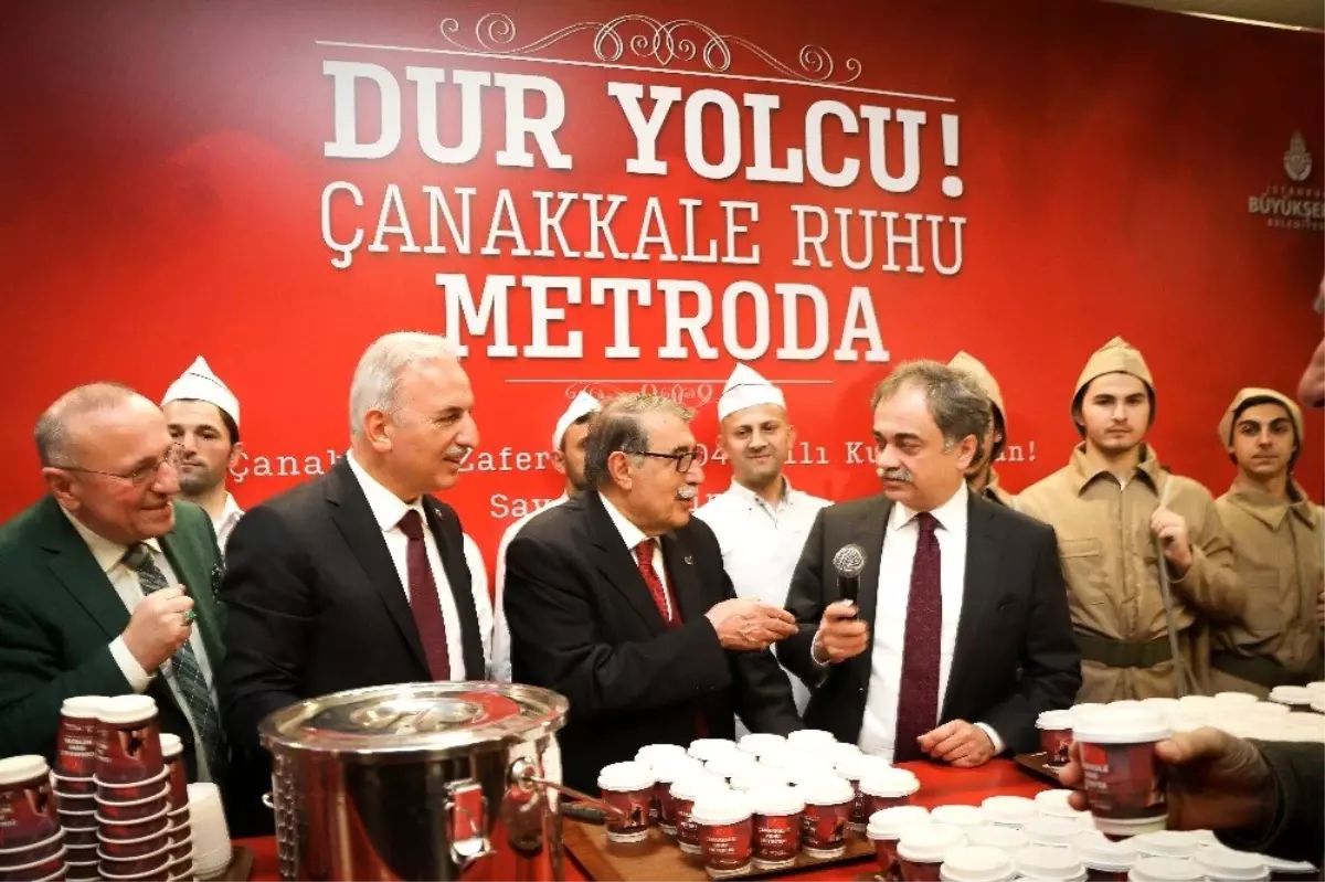 Çanakkale Ruhu Metro İstanbul\'da