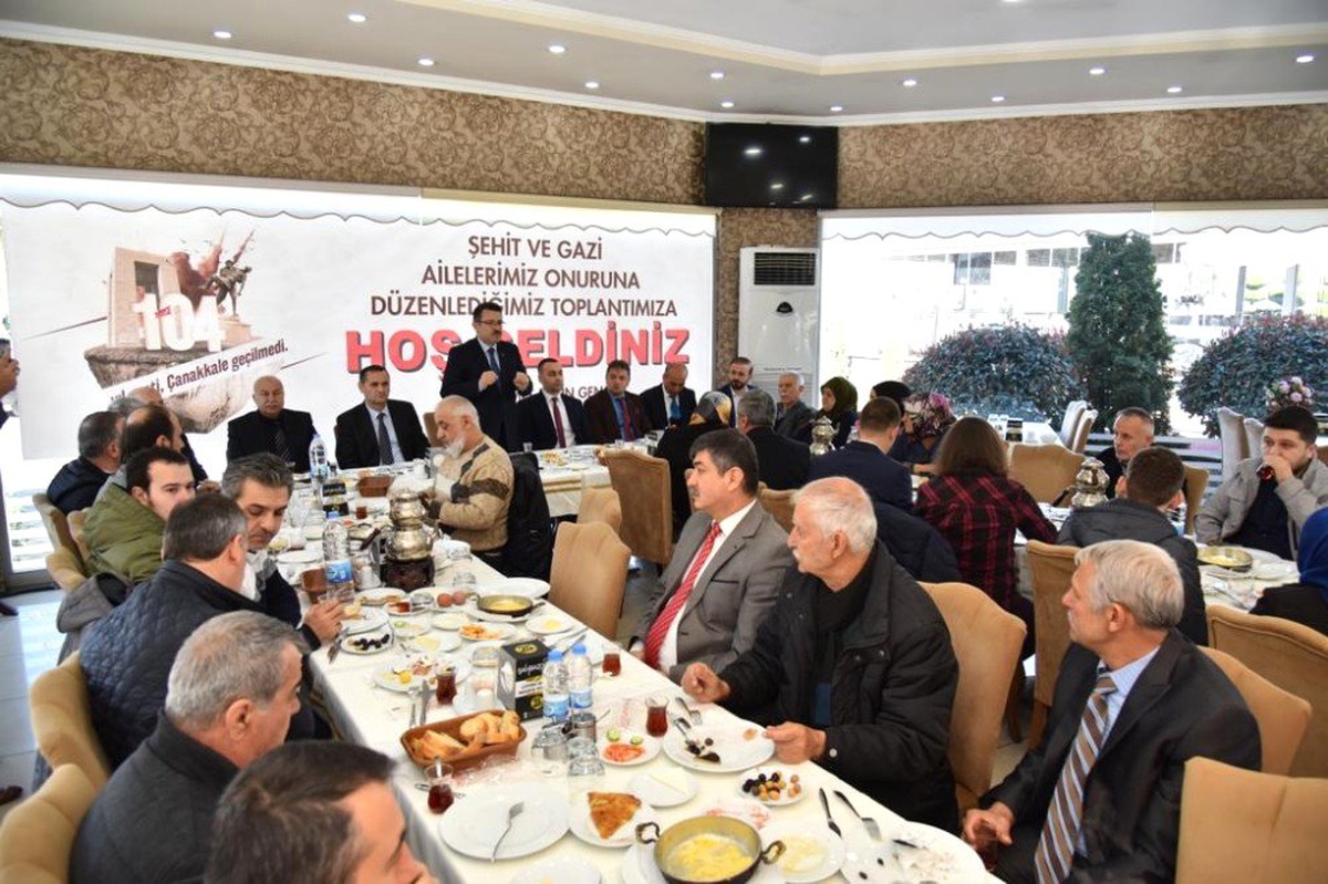 Genç, Şehit ve Gazi Aileleri ile Kahvaltıda Bir Araya Geldi