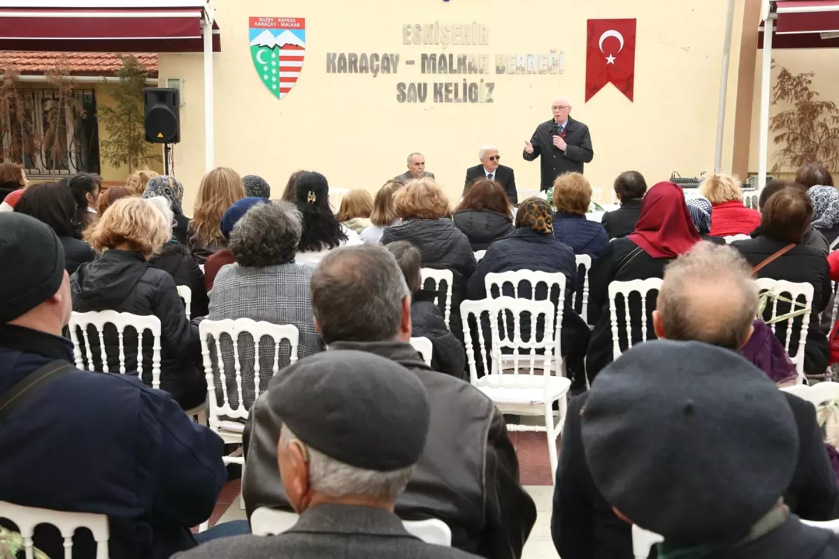 Kazım Kurt ve Büyükerşen\'den Karaçay Malkar Derneğine ziyaret