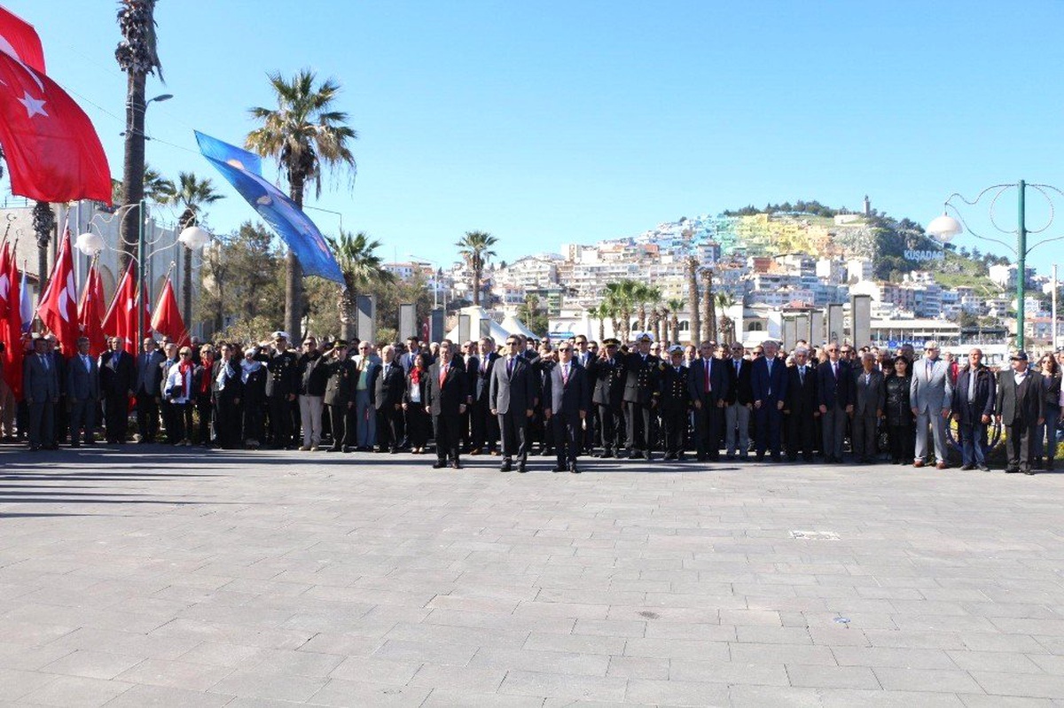 Kuşadası\'nda 18 Mart Çanakkale Zaferi ve Şehitleri Anma Günü Etkinlikleri