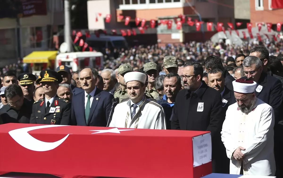 Şehit Piyade Uzman Çavuş Temel Son Yolculuğuna Uğurlandı