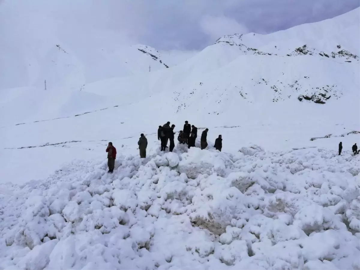 Şırnak-Hakkari Karayoluna Çığ Düştü