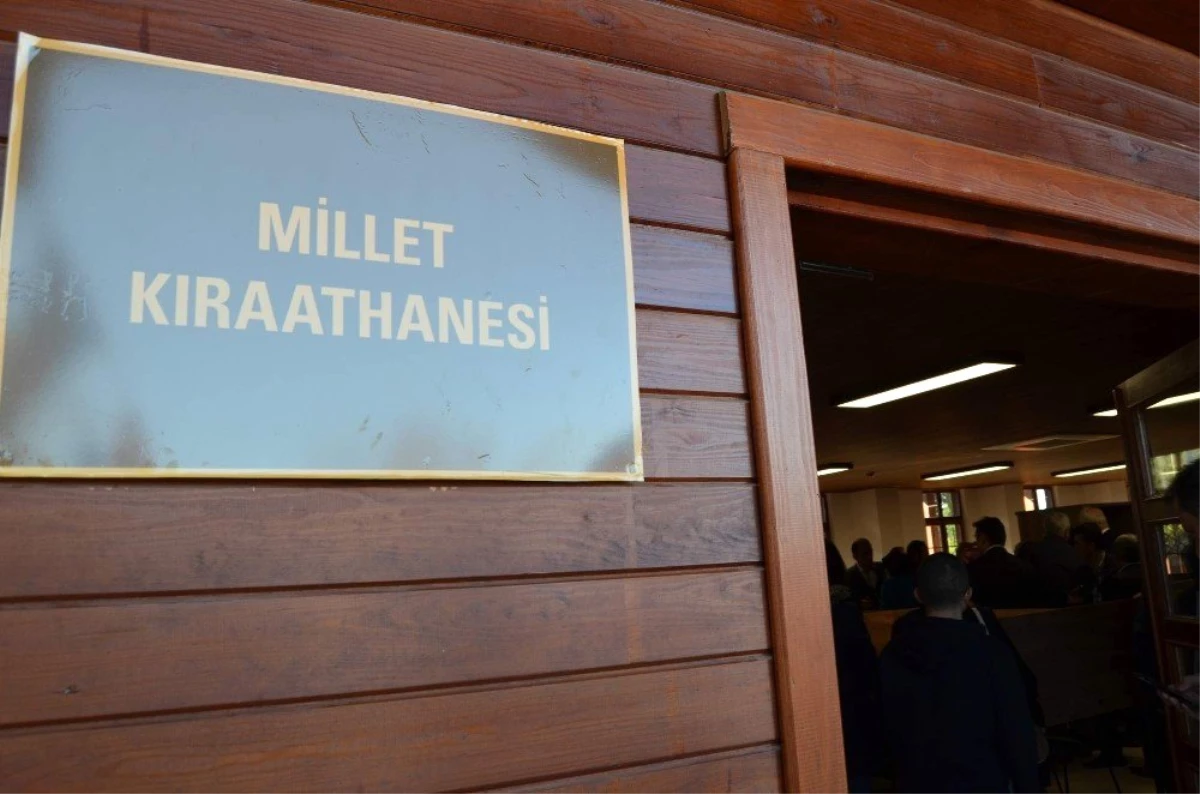 Trabzon\'da Millet Kıraathanesi Düzenlenen Törenle Hizmete Açıldı