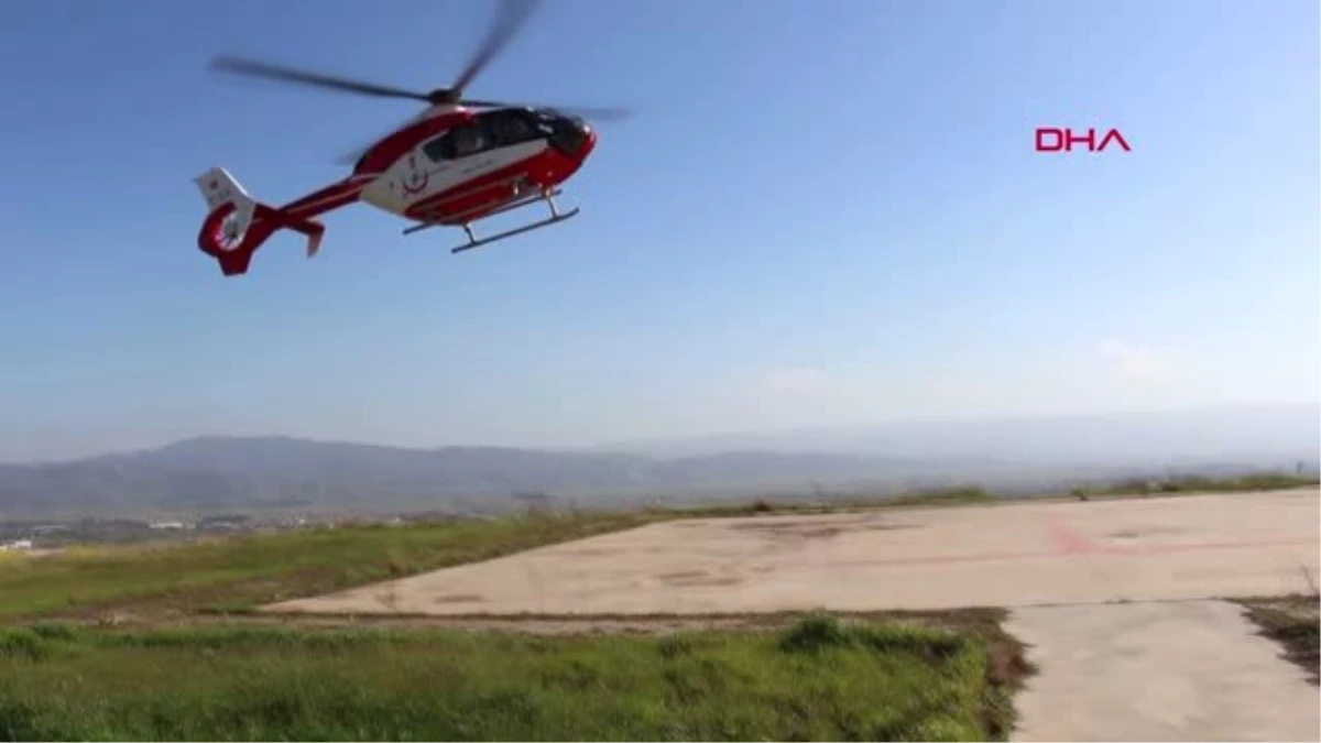 Aydın Kalp Rahatsızlığı Bulunan Bebek Helikopterle Nakledildi