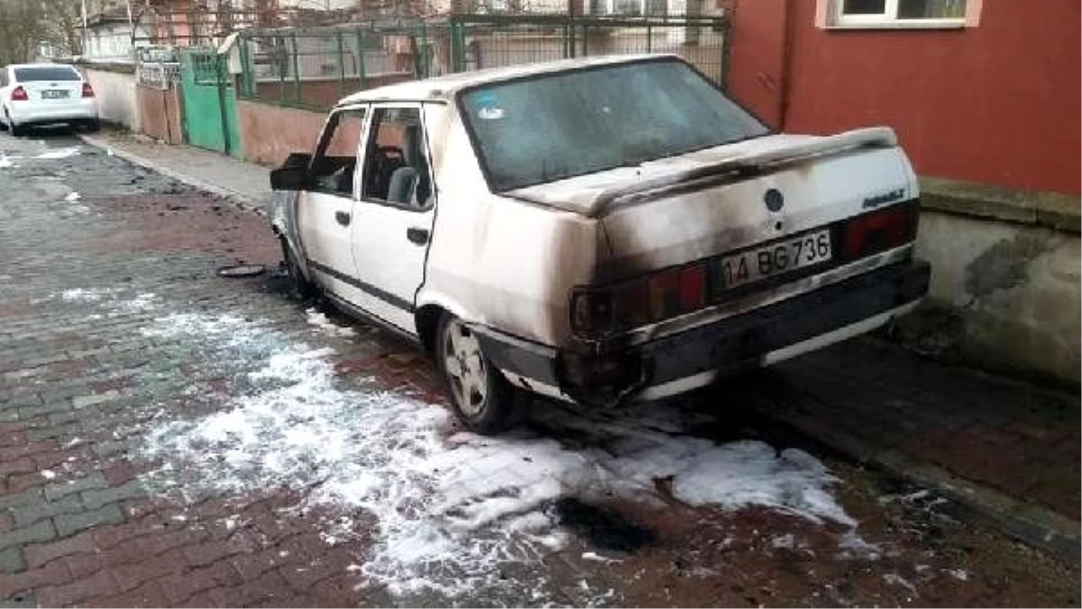 Bolu\'da Otomobil Kundaklama İddiası