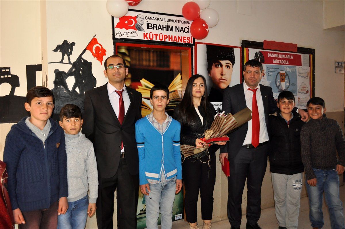 Çanakkale Şehidi Adına Kütüphane Açıldı