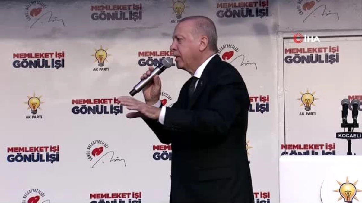 Cumhurbaşkanı Erdoğan: "Kocaeli\'ne 17 Yılda 27 Katrilyon Yatırım Yaptık"