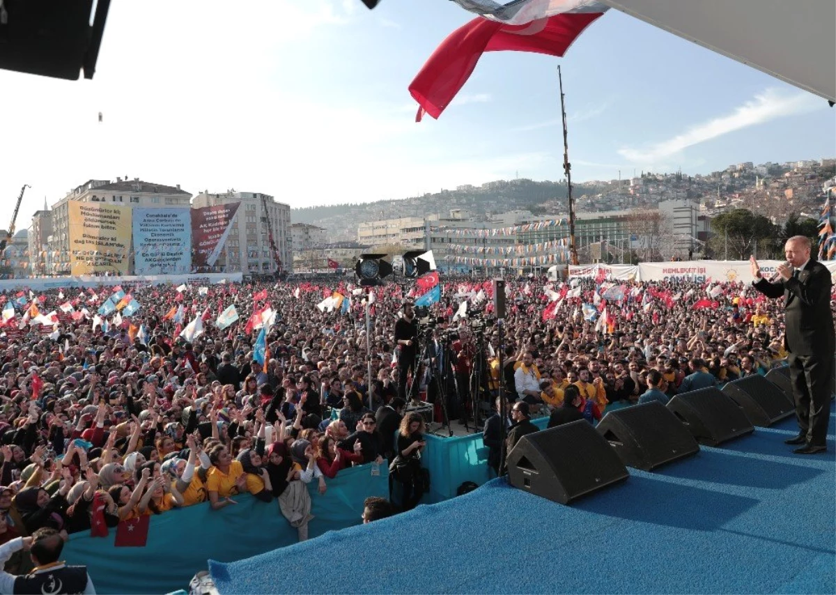 Cumhurbaşkanı Erdoğan, Kuzey Marmara Otoyolunun 4. Bölümünü Hizmete Açtı