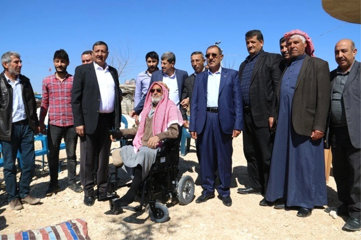 Harran\'da Engelli İki Vatandaşa Akülü Tekerlekli Sandalye