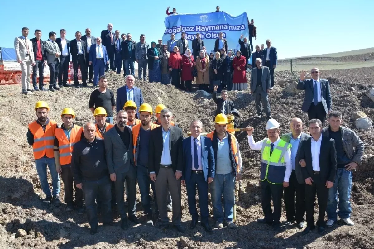 Haymana Doğalgaz Hattında İlk Kaynak Dualarla Yapıldı