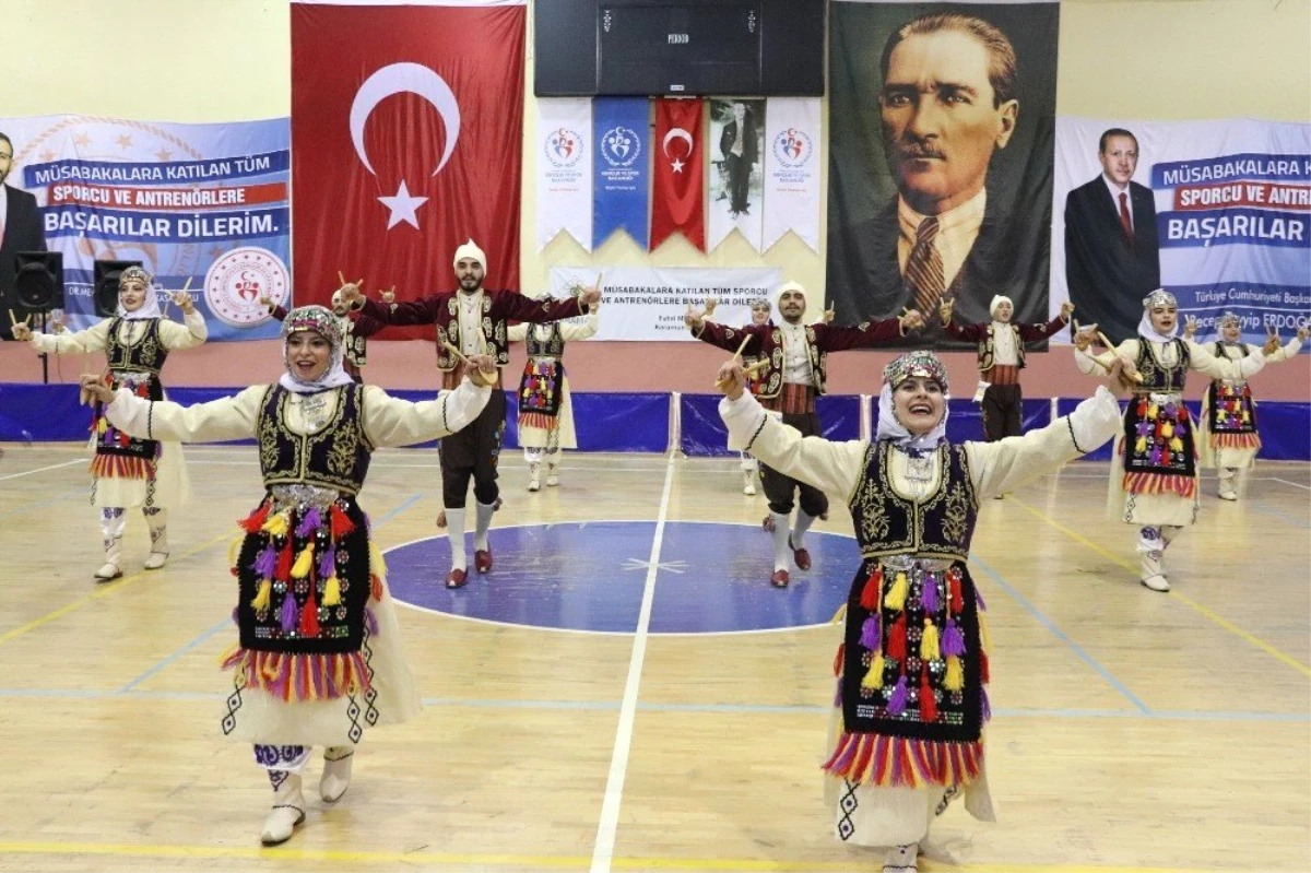 Karaman\'da Halk Oyunları İl Birinciliği Yarışması Sona Erdi