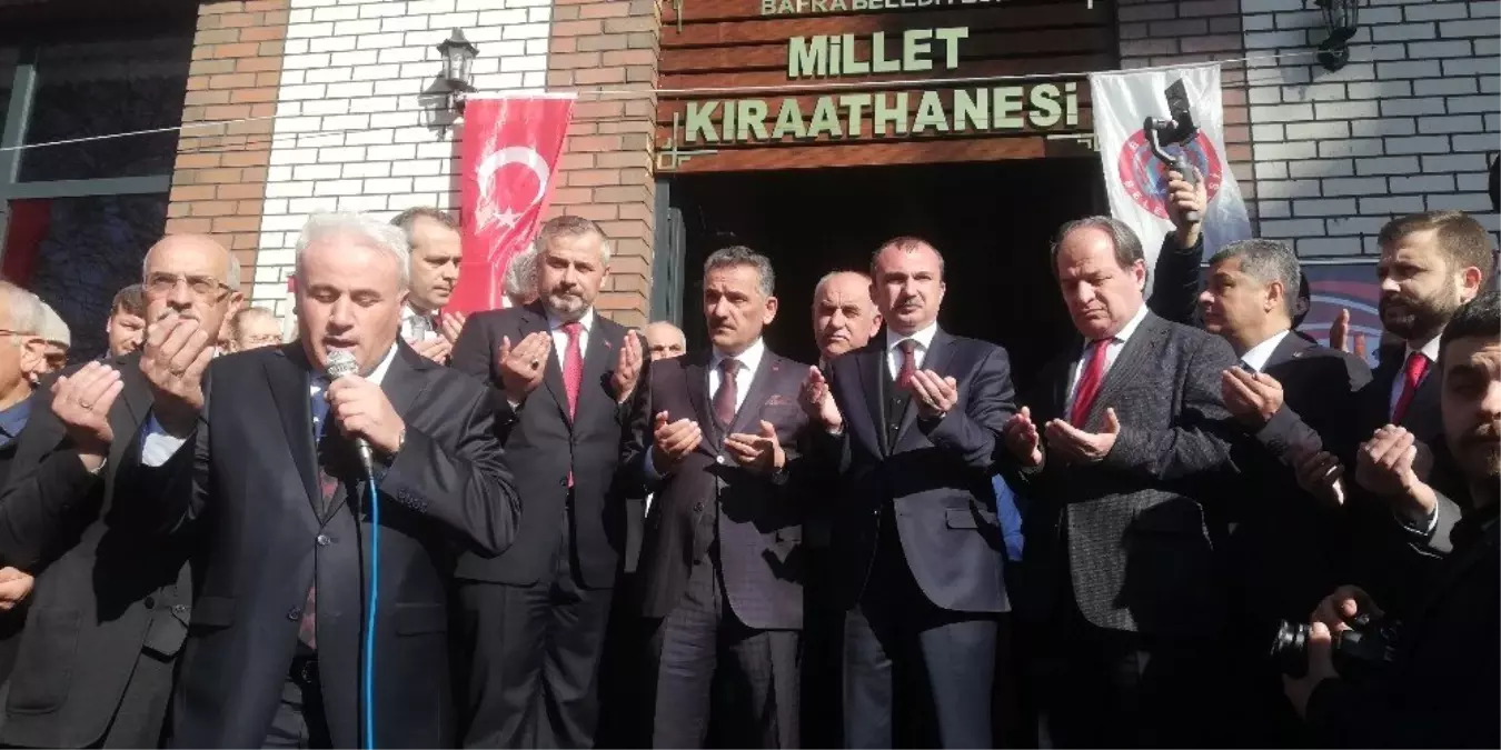 Bafra\'da Millet Kıraathanesi Açıldı