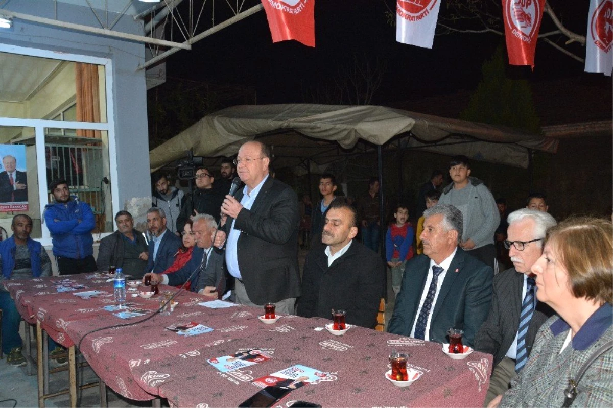 Başkan Özakcan Çalışmalarını Yeniköy\'de Sürdürdü