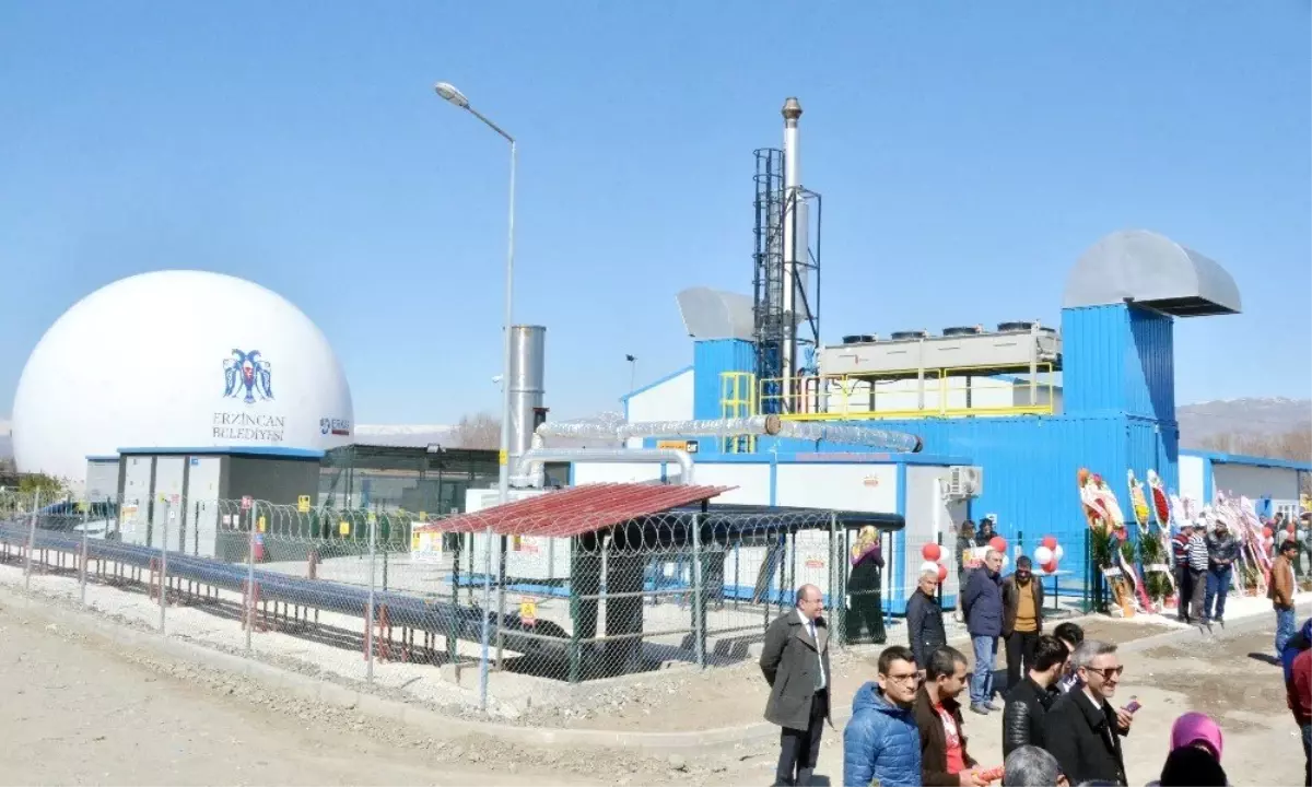 Erzincan\'da Çöp Gazından, Elektrik Üretecek Katı Atık Tesisi Açıldı