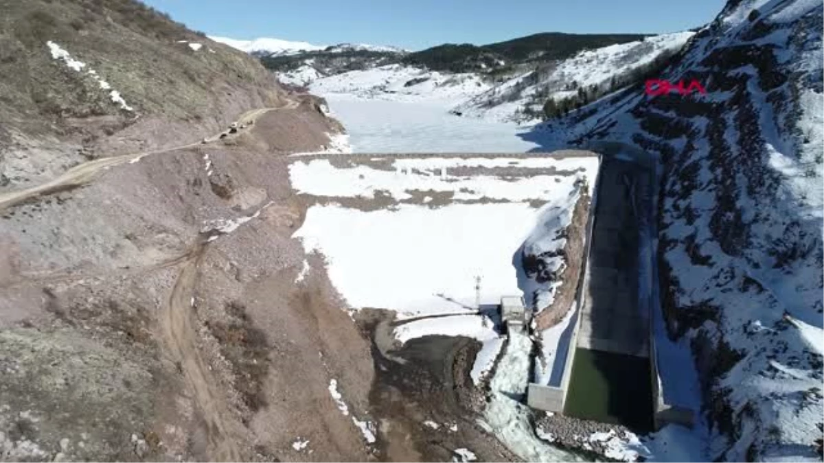 Giresun Sızıntı Olan Alucra Barajı\'nda Su Tahliyesi Bitti, Risk Ortadan Kalktı
