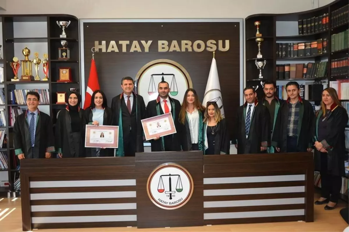 Hatay Barosu\'na 2 Yeni Avukat Daha Katıldı