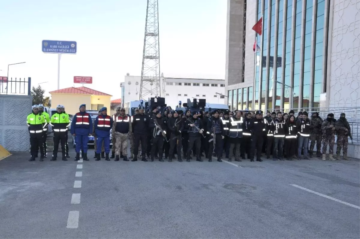 Kars\'ta "Türkiye Güven Huzur Uygulaması" Yapıldı