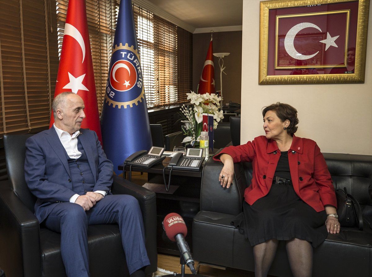 Vatan Partisi Adayından Türk-İş\'e Ziyaret