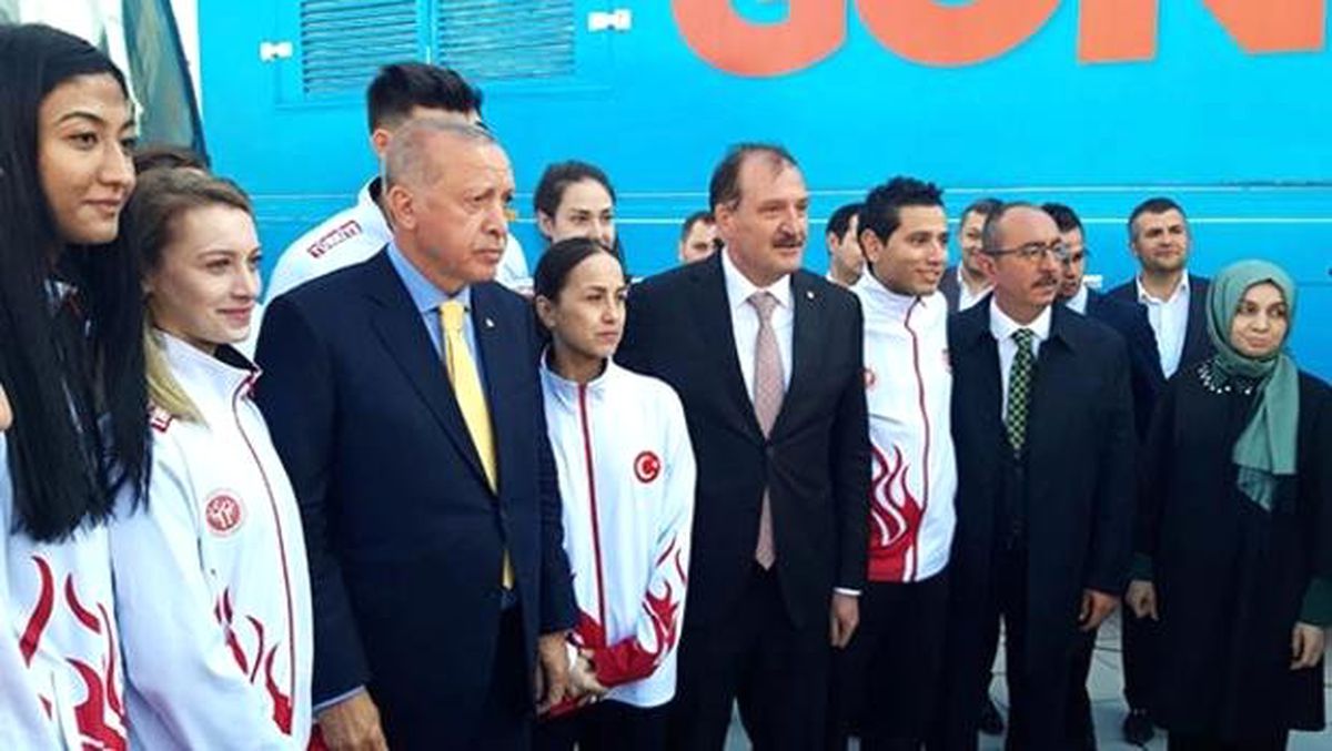 Cumhurbaşkanı Erdoğan, Tekvandocuları Kabul Etti