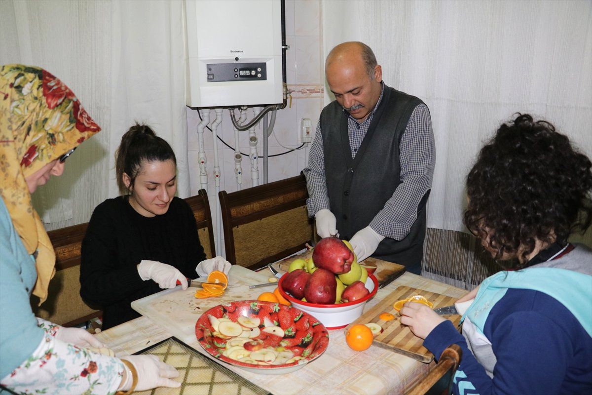 Diyeti İçin Araştırdı Evinde Meyve Cipsi Üretmeye Başladı