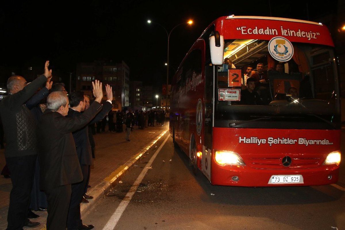 Haliliye\'de Başarılı Öğrencileri Çanakkale\'ye Uğurladı