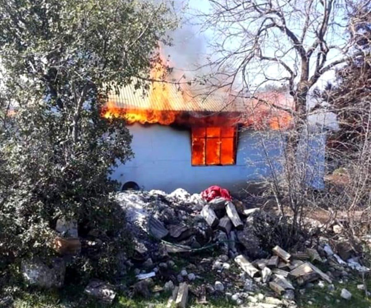 Adana\'da Ev Yangını