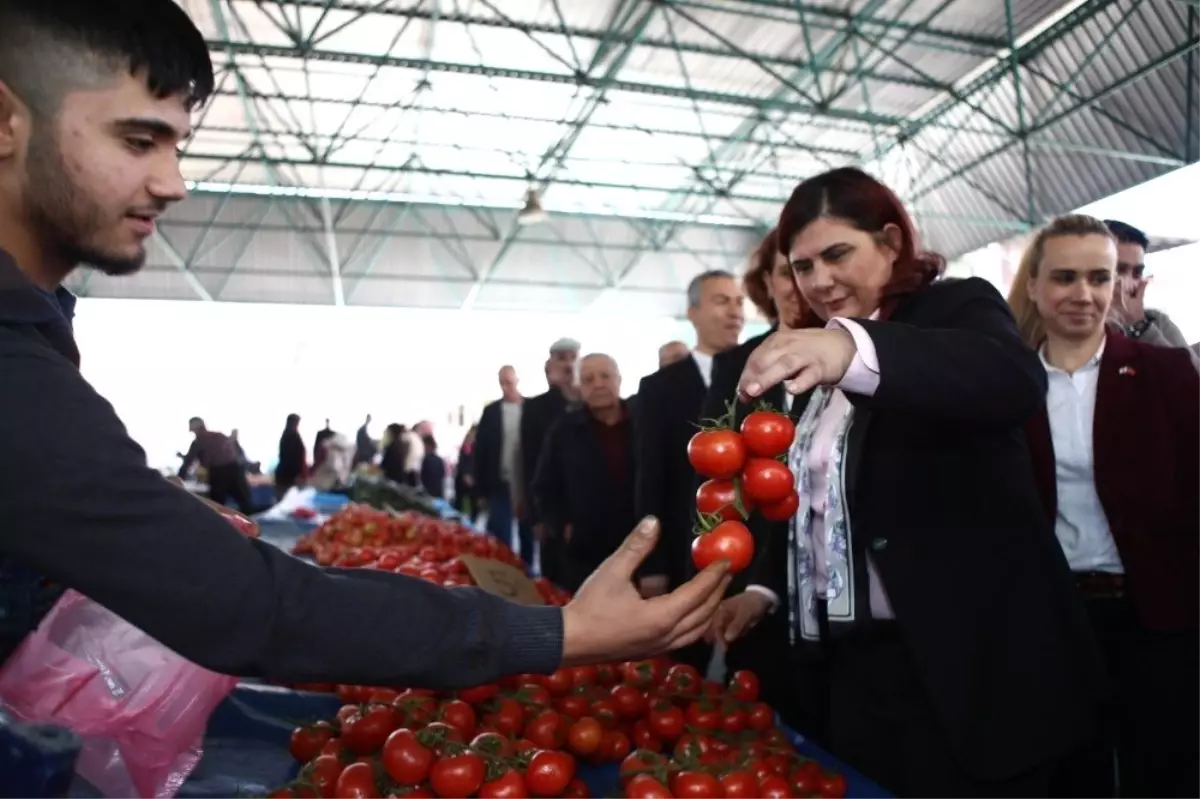 Başkan Çerçioğlu, Sultanhisar Pazarını Ziyaret Etti