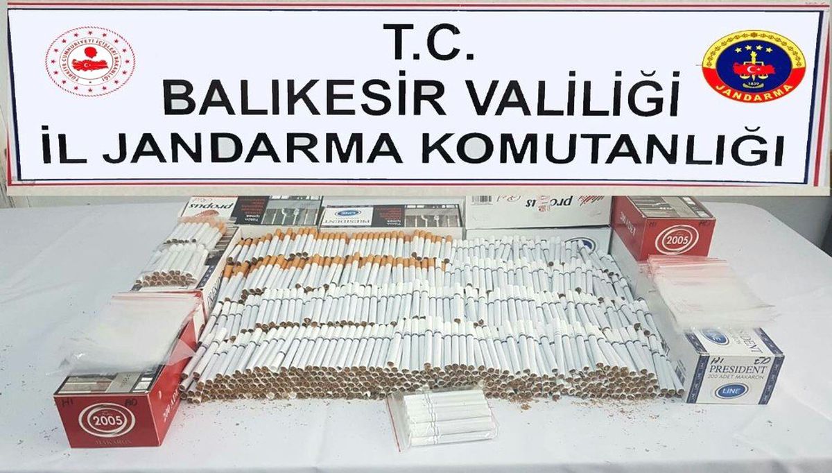 Jandarmadan Kaçak Sigara Operasyonu