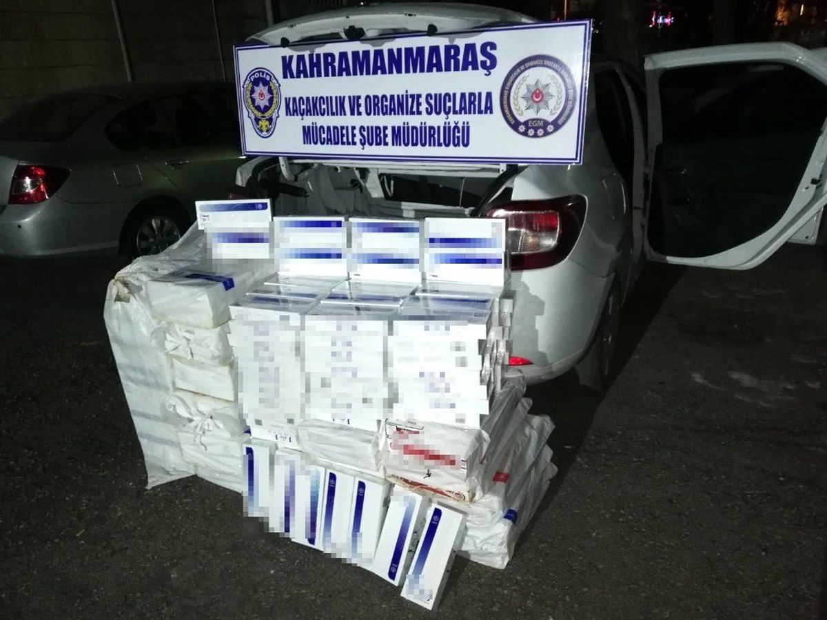 Kahramanmaraş\'ta Kaçak Sigara Operasyonu