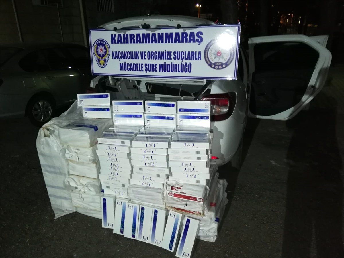 Kahramanmaraş\'ta Kaçak Sigara Operasyonu